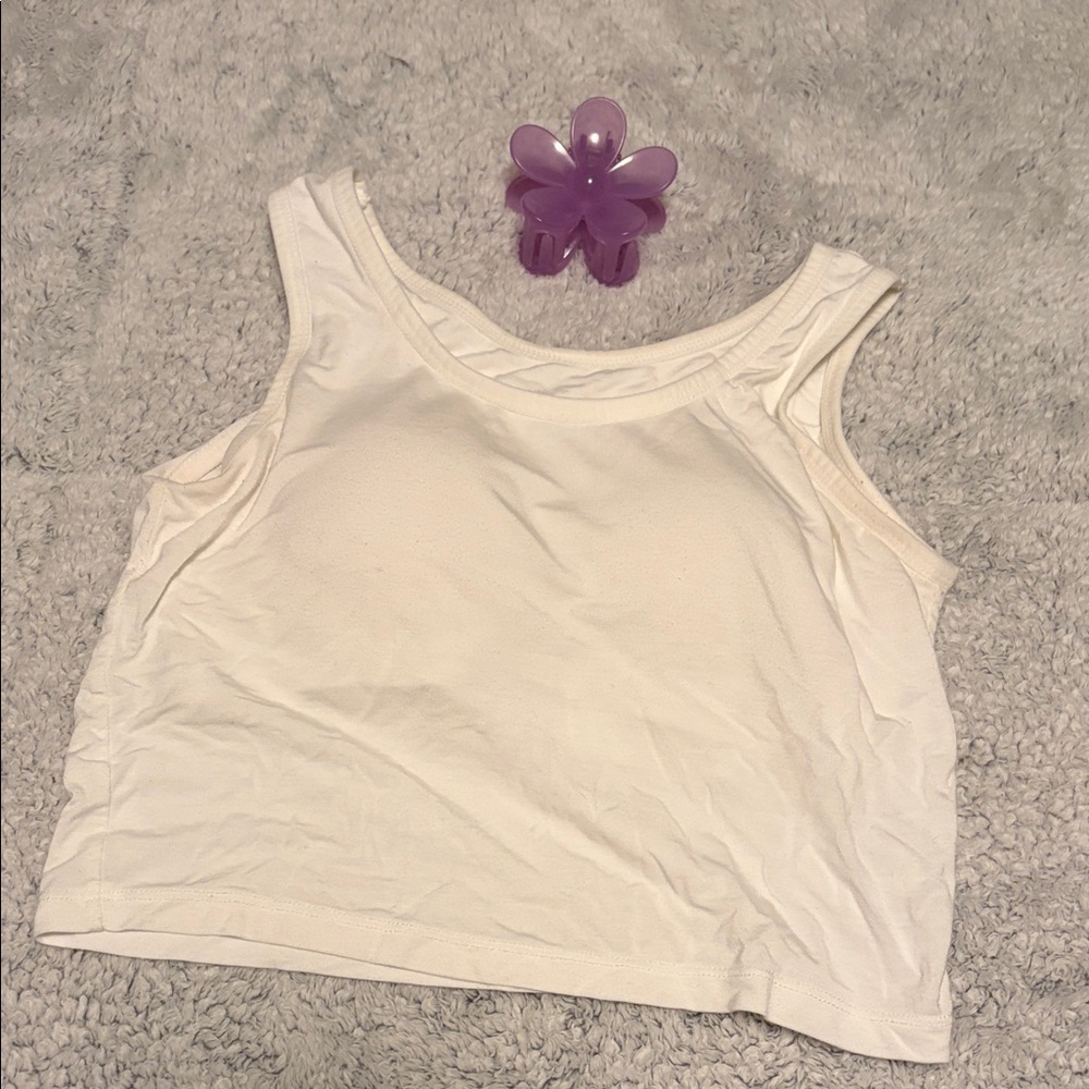 S/M Women's white tank top